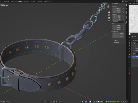 Dog Collar 3D Model
