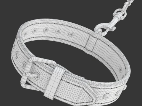 Dog Collar 3D Model