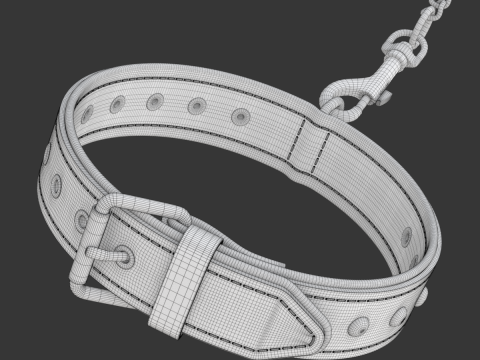 Dog Collar 3D Модель