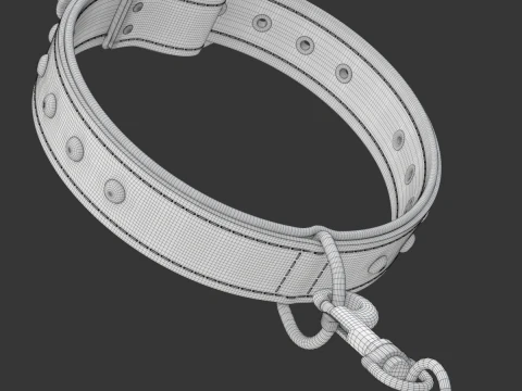 Dog Collar 3D Model