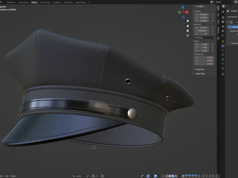 Driver Cap 3D Model