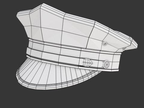 Driver Cap Model 3D