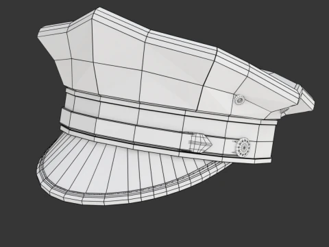 Driver Cap 3D Model