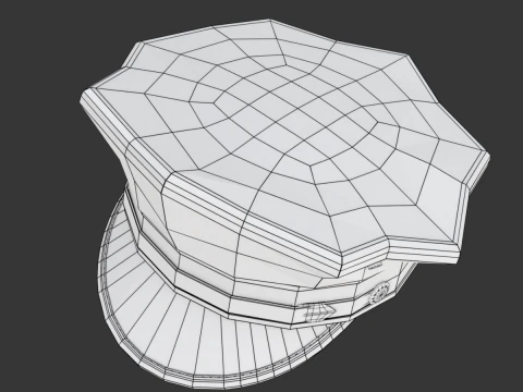 Driver Cap 3D Model