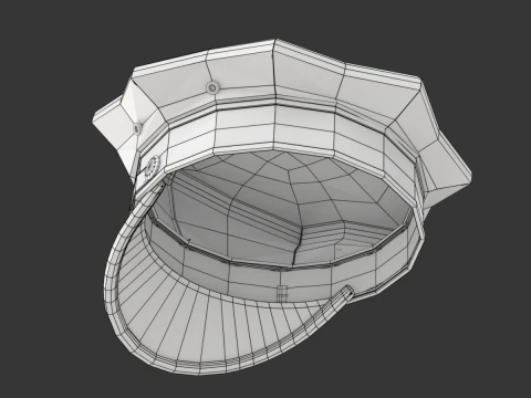 Driver Cap 3D Model