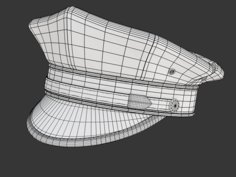 Driver Cap Model 3D