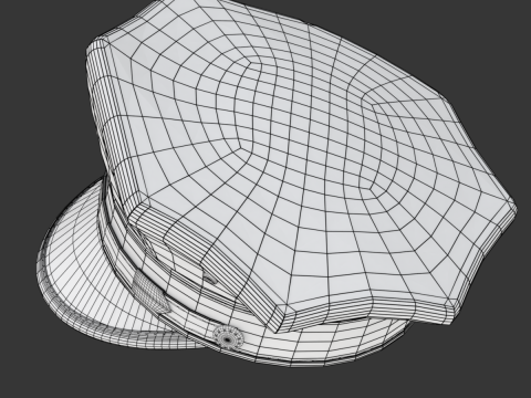 Driver Cap Model 3D