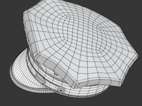 Driver Cap 3D Model
