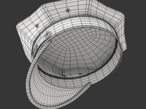 Driver Cap Model 3D