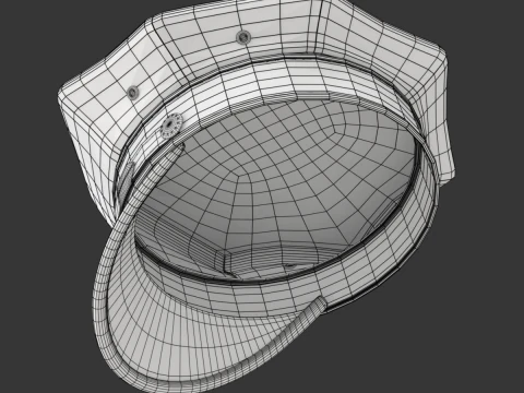 Driver Cap 3D Model