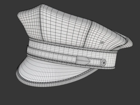 Driver Cap 3D Model