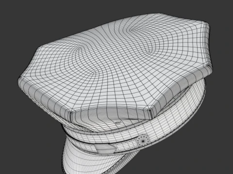 Driver Cap 3D Model