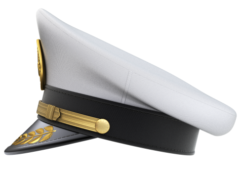 Navy Captain Hat 3D-Modell
