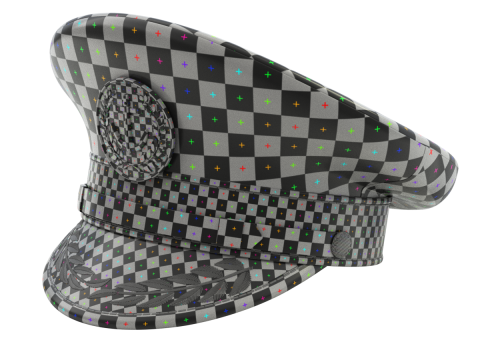 Navy Captain Hat 3D-Modell