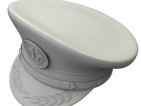 Kapelusz Kapitana Marynarki Wojennej Model 3D