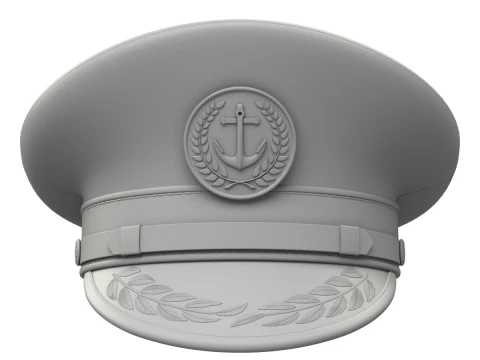 Kapelusz Kapitana Marynarki Wojennej Model 3D