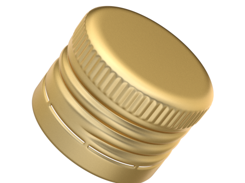 Bottle Cap Set 3D Model