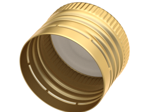 Bottle Cap Set 3D Model