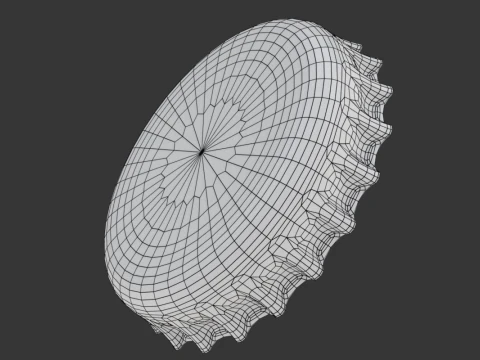 Zestaw zakrętek do butelek Model 3D
