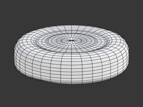Bottle Cap Set 3D Model