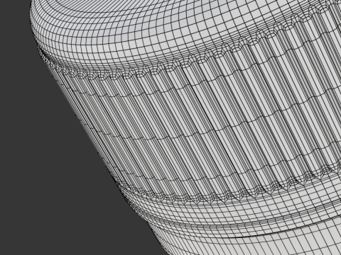 Bottle Cap Set 3D Model