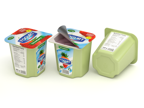 Fruit Yogurt 3D Модель