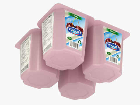 Fruit Yogurt 3D Модель