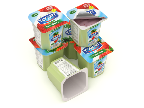 Fruit Yogurt 3D Модель