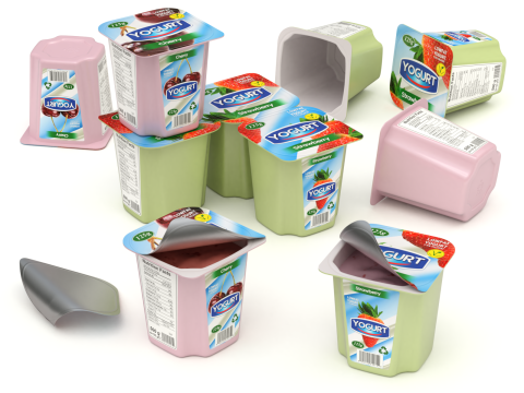 Fruit Yogurt 3D Модель