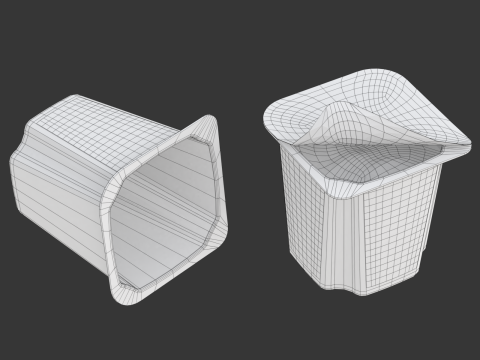 Fruit Yogurt 3D Модель
