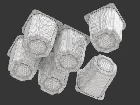 Fruit Yogurt 3D Модель