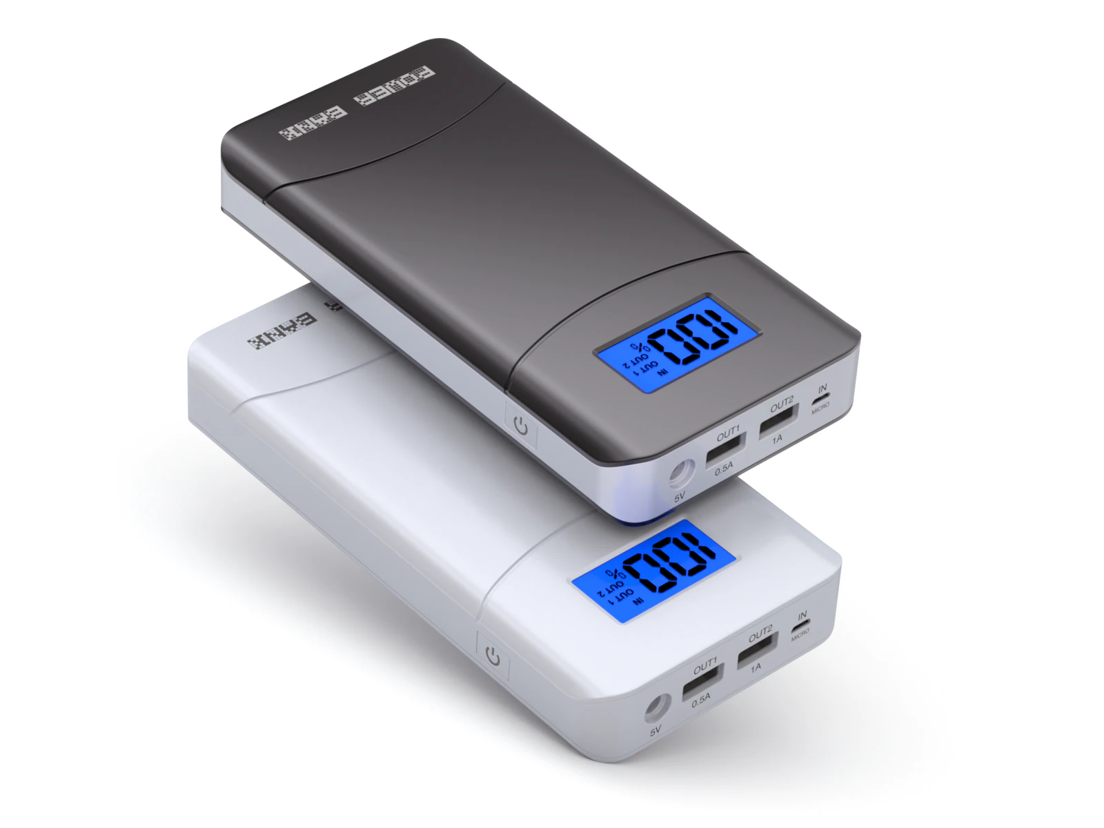 Power Bank 3D Model .c4d .max .obj .3ds .fbx .stl .blend 