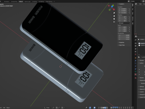 Power Bank 3D-Modell