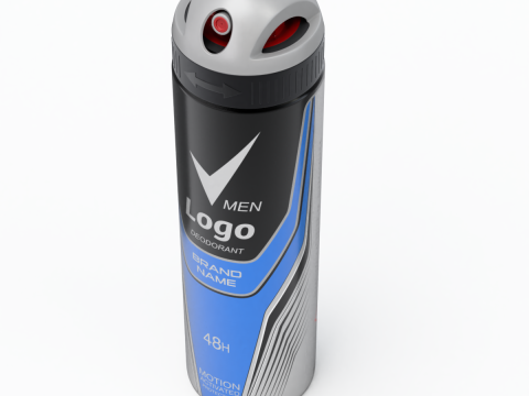 Deodorant Can Model 3D