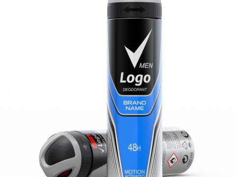 Deodorant Can Model 3D
