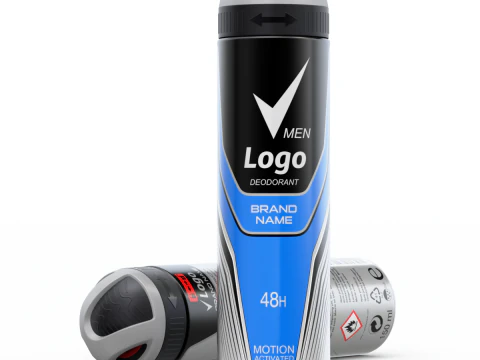 Bo&icirc;te de d&eacute;odorant Modèle 3D