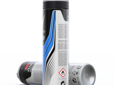 Deodorant Can Model 3D