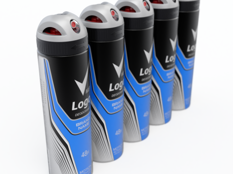 Deodorant Can Model 3D