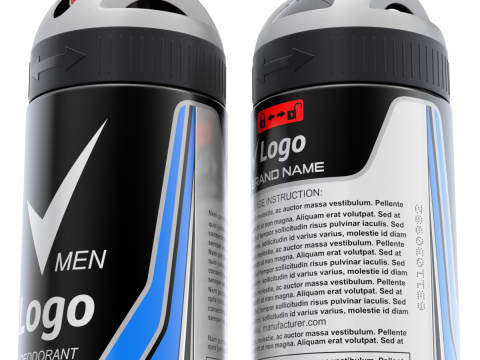 Deodorant Can Model 3D