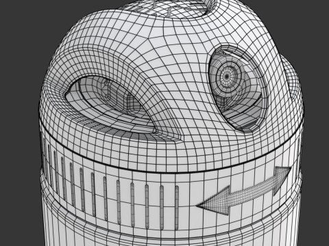 Deodorant Can Model 3D