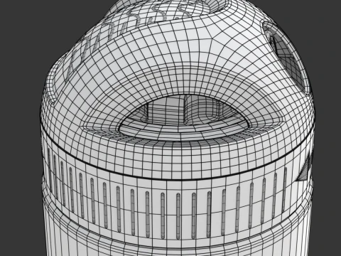 Bo&icirc;te de d&eacute;odorant Modèle 3D