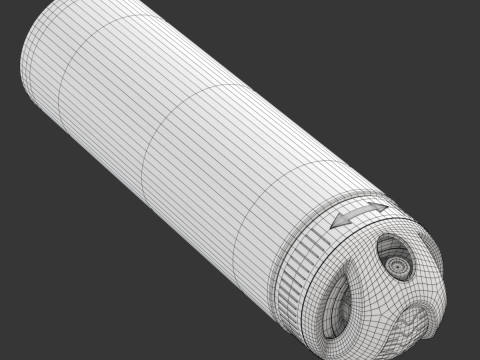 Deodorant Can Model 3D