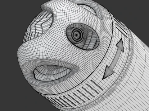 Bo&icirc;te de d&eacute;odorant Modèle 3D