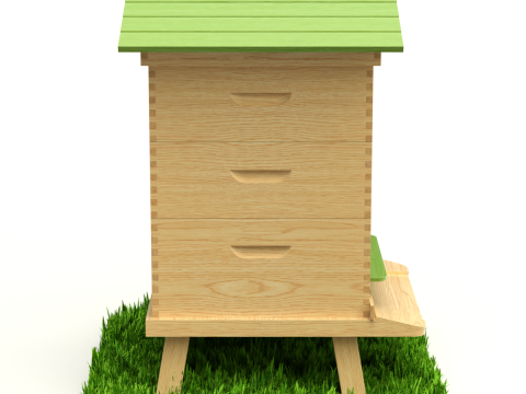 Bee Hive 3D Model
