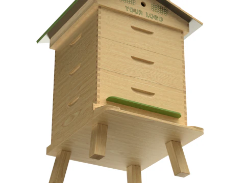 colmena de abejas Modelo 3D