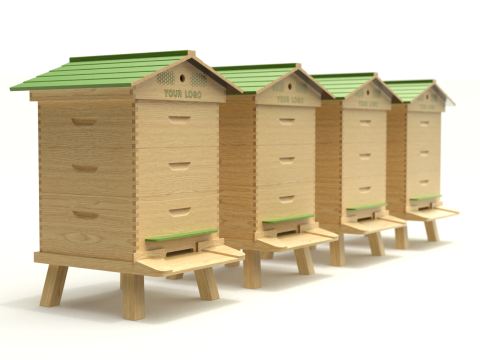Bee Hive 3D Model