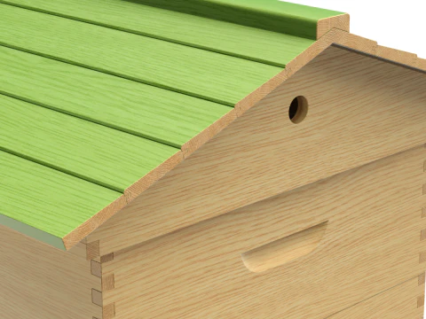 colmena de abejas Modelo 3D