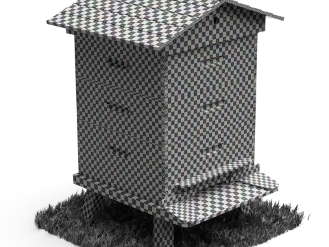 Bee Hive 3D Model