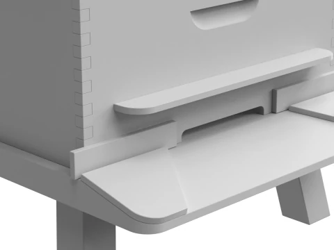 colmena de abejas Modelo 3D