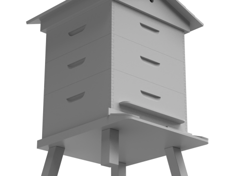 Bee Hive 3D Model